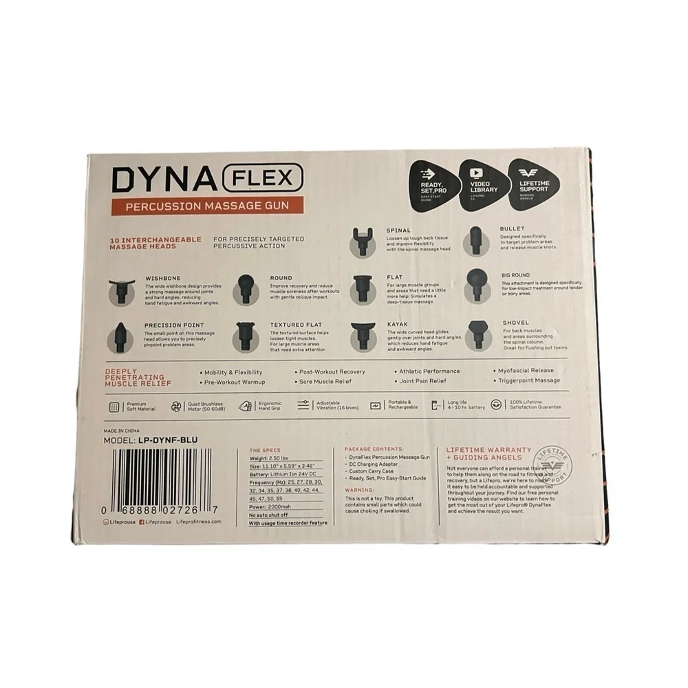 LifePro DynaFlex Percussion Massage Gun - Picture 6 of 9
